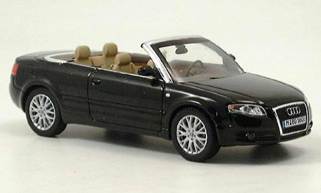 Audi A4 cabriolet 1/43 Norev cabriolet nero modellino in miniatura