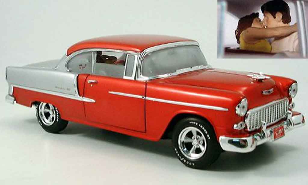 Chevrolet Bel Air 1955 1/18 Ertl 1955 rosso/grigio modellino in miniatura