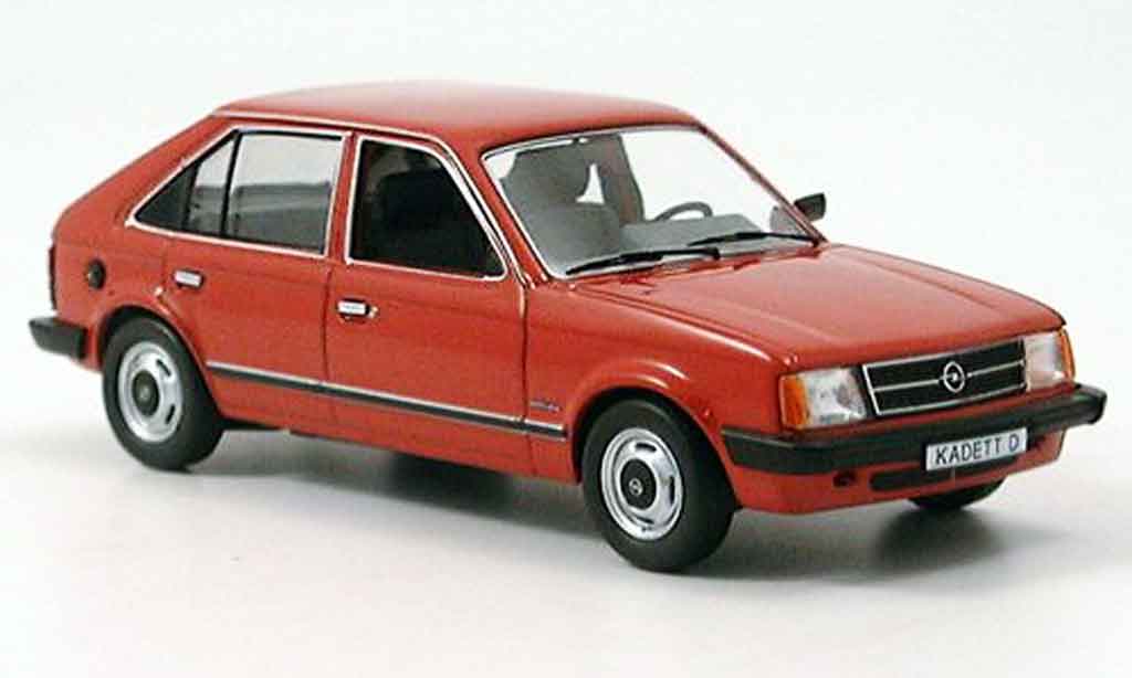 Opel Kadett D 1/43 Schuco D rosso 1979 1984 modellino in miniatura