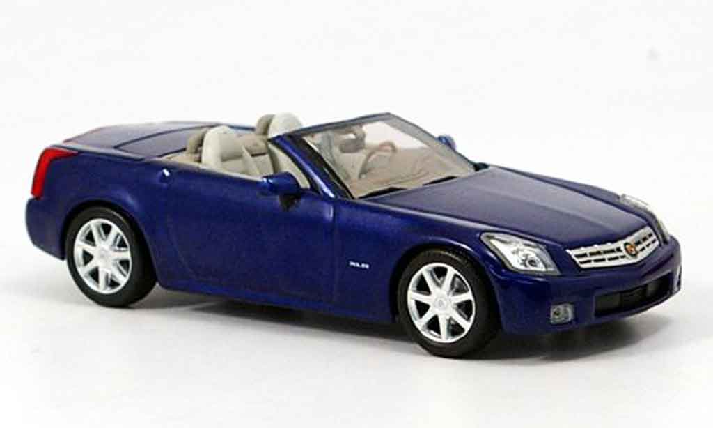 Cadillac XLR 1/43 Norev blu 2004 modellino in miniatura