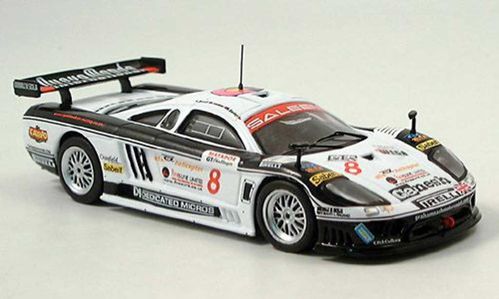 Saleen S7R 2005 1/43 IXO 2005 No. 8 Fia GT Pirri-Hooker-Senkyr modellino in miniatura