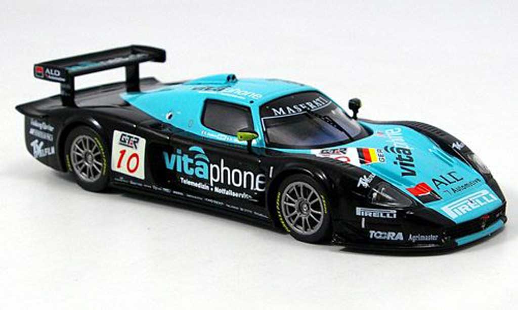 Maserati MC12 1/43 IXO No.10 Vitaphone FIA GT Monza Babini-Biagi 2005 modellino in miniatura