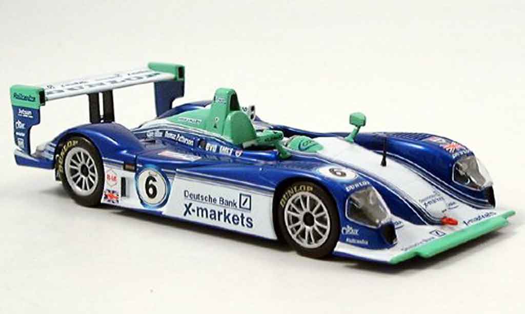 Dallara LMP02 1/43 IXO No.6 LM Short Barff Barbosa 2004 modellino in miniatura