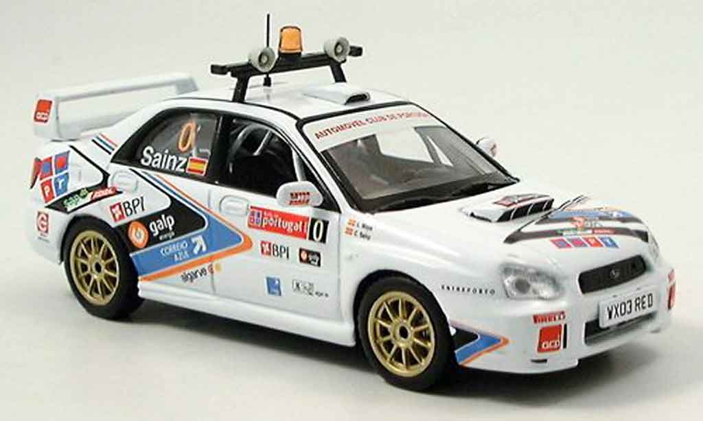 Subaru Impreza WRX 1/43 IXO WRX sainz moya portugal 2005 modellino in miniatura