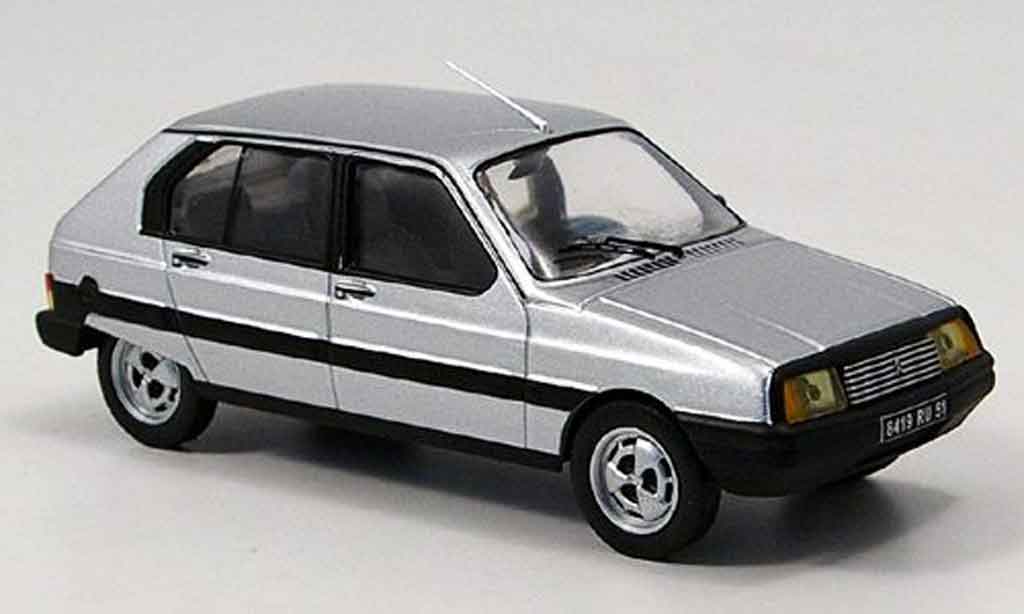 Citroen Visa 1/43 IXO club grigio metallisee 1981 modellino in miniatura
