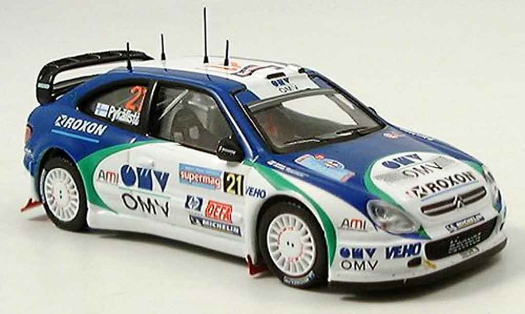 Citroen Xsara WRC 2005 1/43 IXO WRC 2005 no.21 pykalisto ovaskeinen italien modellino in miniatura