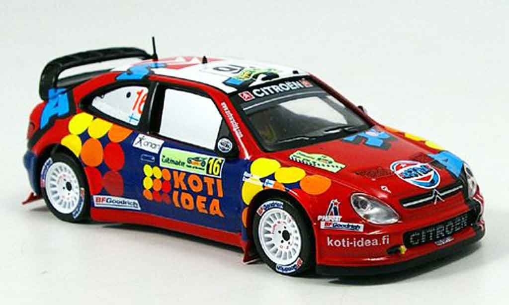 Citroen Xsara WRC 2006 1/43 IXO WRC 2006 gardemeister honkanen griechenland modellino in miniatura