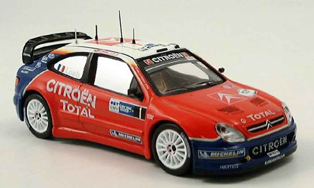 Citroen Xsara WRC 2005 1/43 IXO WRC 2005 no.1 sieger deutschland rallye modellino in miniatura