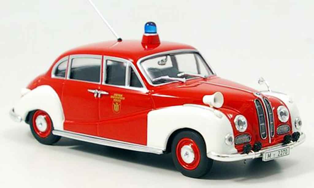 Bmw 501 1/43 Minichamps Berufspompier Munchen modellino in miniatura