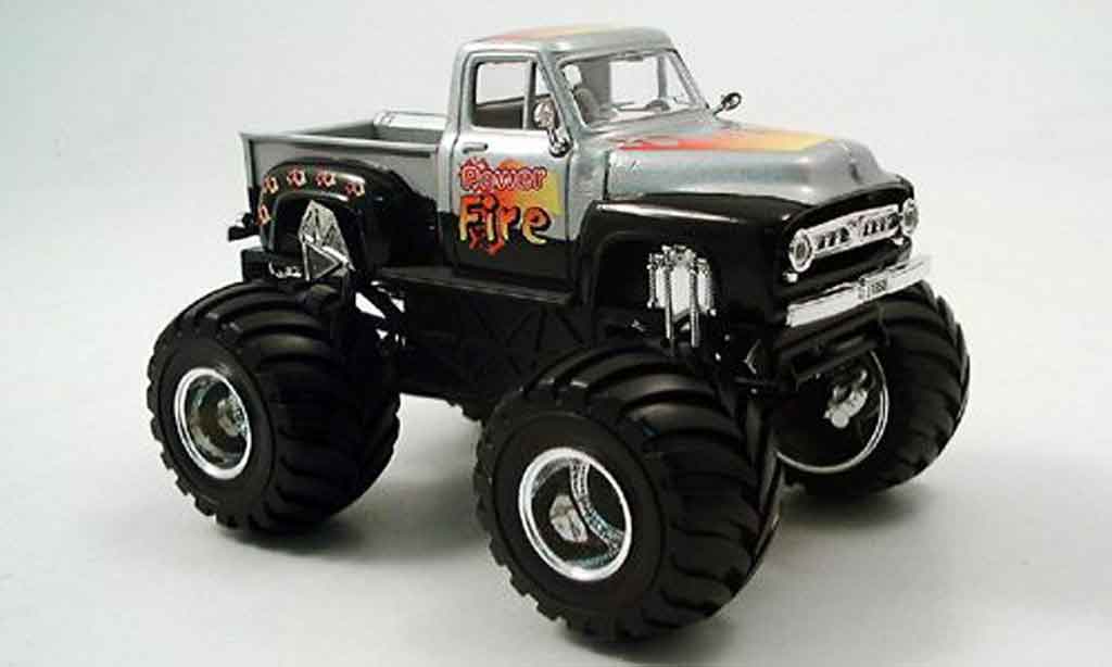 Ford F1 1/43 Yat Ming 00 Monster Truck grigio metallisee nero 1953 modellino in miniatura