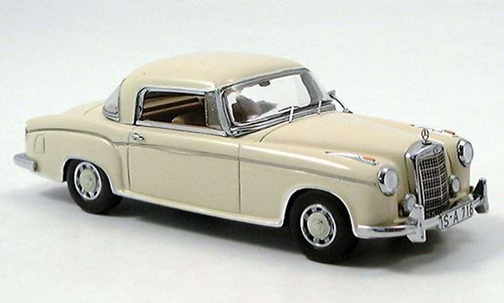 Mercedes 220 S 1/43 Spark S Coupe (W180) beige modellino in miniatura