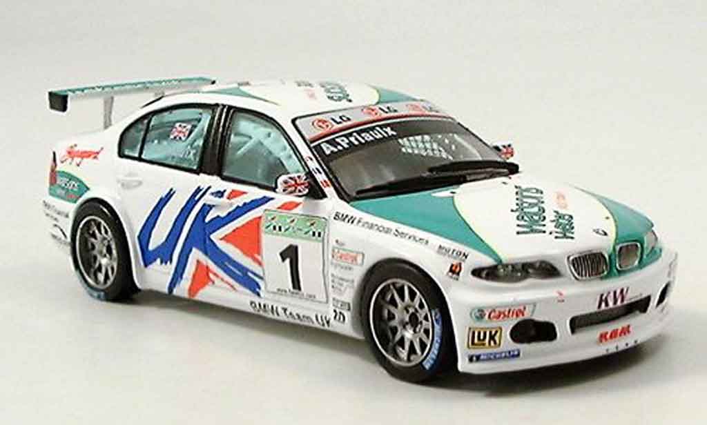 Bmw 320 E46 1/43 Spark E46 i 3er No.1 Sieger WTCC Macau Priaulx 2005 modellino in miniatura