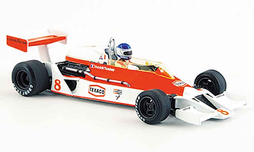 McLaren M26 1/43 Minichamps Ford P.Tambay avec Motornachbildung 1978 modellino in miniatura
