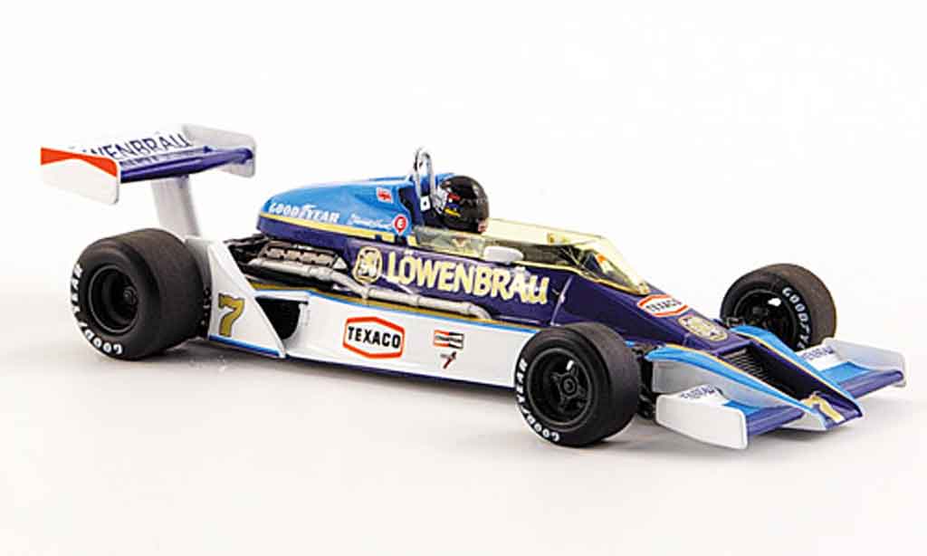 McLaren M26 1/43 Minichamps Ford Hunt US GP avec Motornachbildung 1978 modellino in miniatura