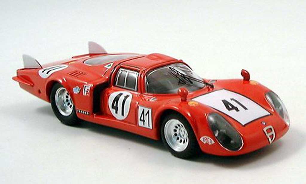 Alfa Romeo 33.2 1968 1/43 Best 1968 LM No.41 Bagheti/Vaccarell 24h Le Mans modellino in miniatura