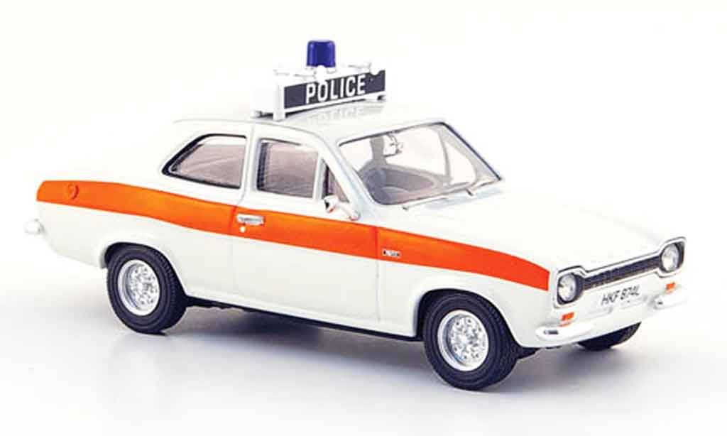 Ford Escort 1/43 Vanguards Mexico police Mereyside England modellino in miniatura