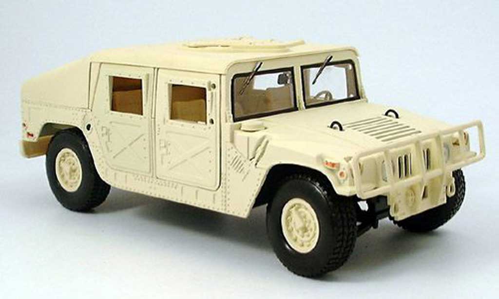 Hummer Humvee 1/18 Motormax beige modellino in miniatura