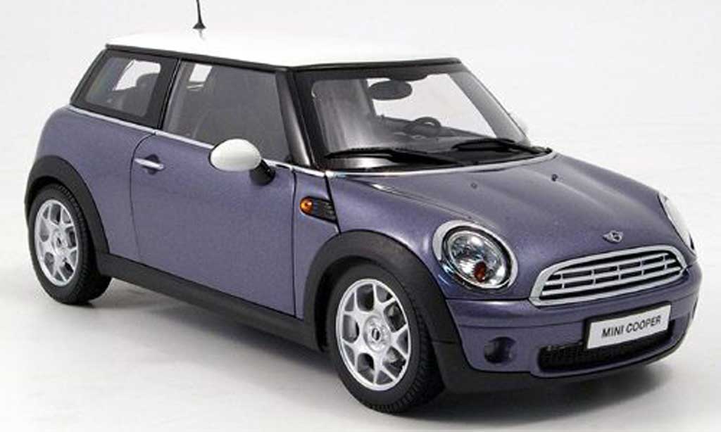 Mini Cooper D 1/18 Kyosho D blu/bianco modellino in miniatura