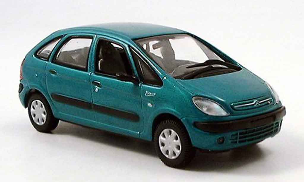 Citroen Xsara 1/43 Del Prado picasso grun modellino in miniatura