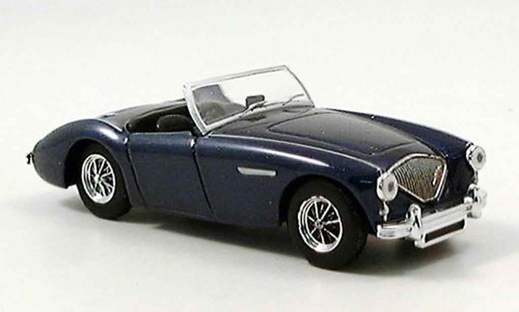 Austin Healey 100 1/43 Del Prado /6 Cabrio blu modellino in miniatura