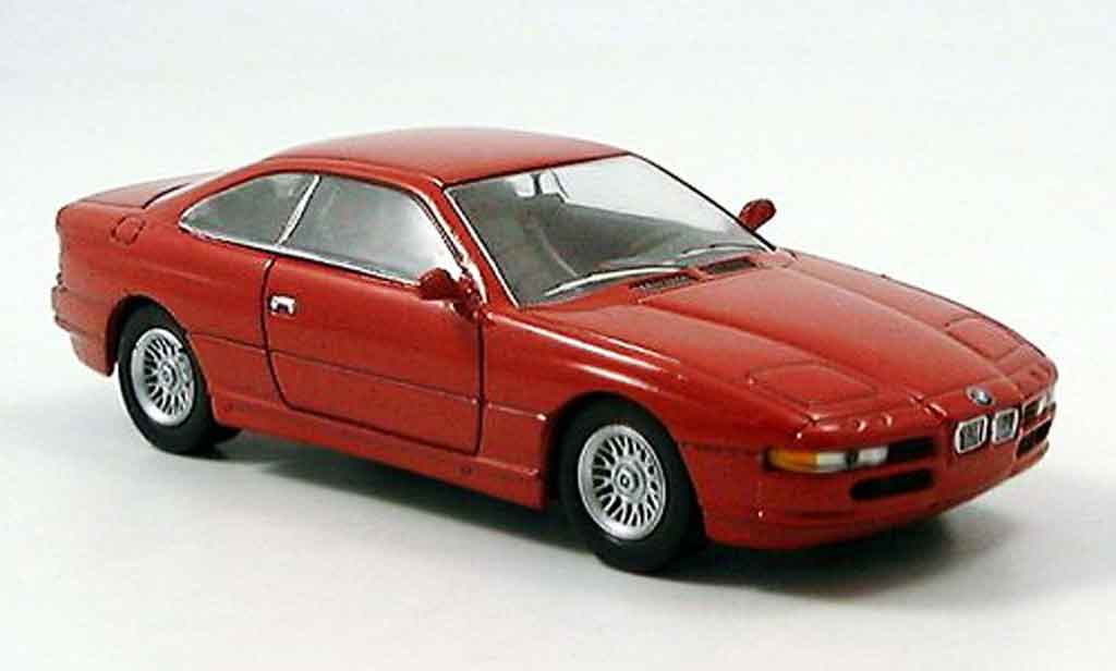 Bmw 850 1/43 Del Prado i rosso modellino in miniatura