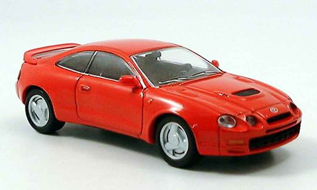 Toyota Celica 1/43 Del Prado rosso modellino in miniatura