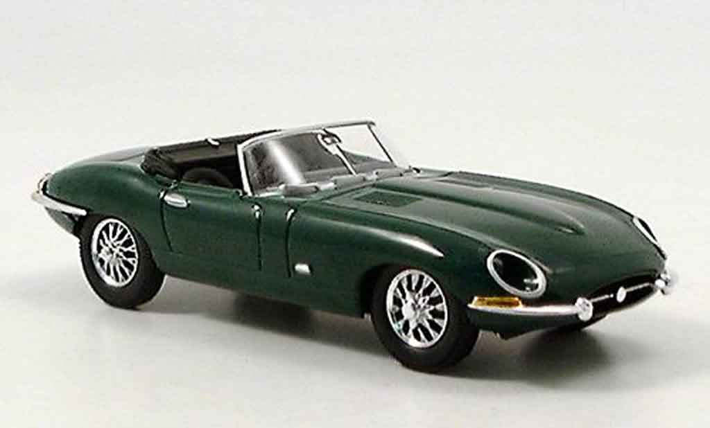 Jaguar E-Type 1/43 Del Prado grun modellino in miniatura