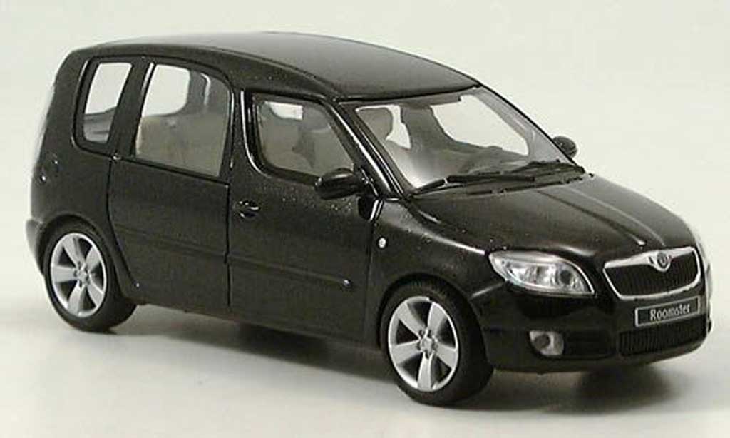 Skoda Roomster 1/43 Abrex nero 2006 modellino in miniatura