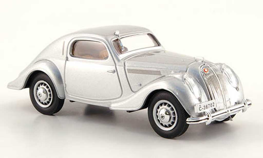 Skoda Popular Sport 1/43 Abrex Monte Carlo grigio 1935 modellino in miniatura