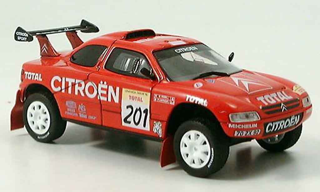 Citroen ZX 1/43 Norev rallye dakar lartigue perin 1996 modellino in miniatura