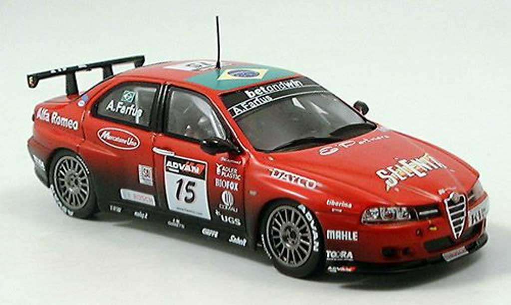 Alfa Romeo 156 GTA WTCC 1/43 Spark GTA WTCC No. 15 Farfus 2006 modellino in miniatura