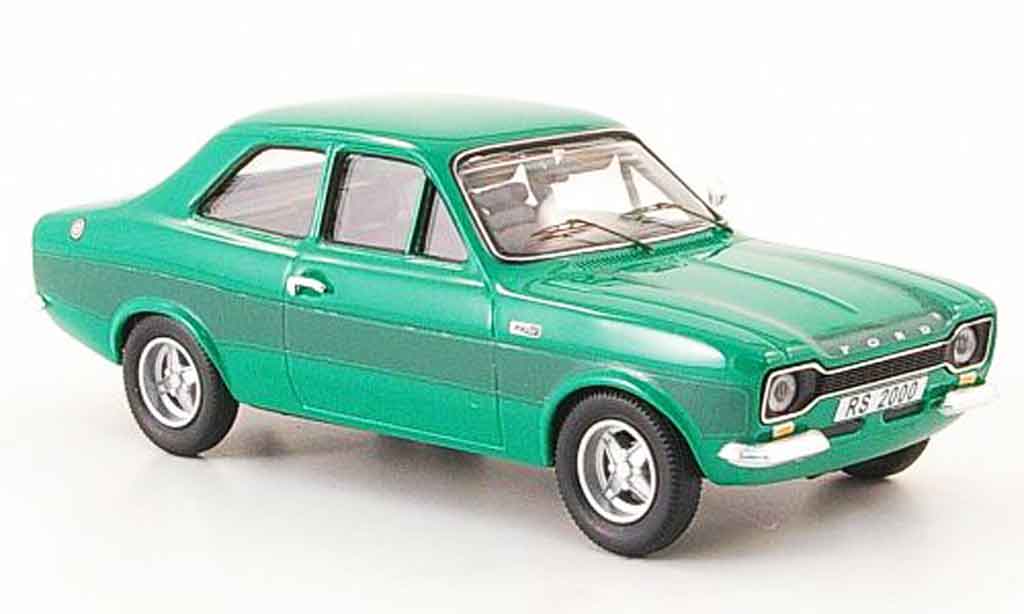 Ford Escort MK1 1/43 Trofeu MK1 2000 grun modellino in miniatura