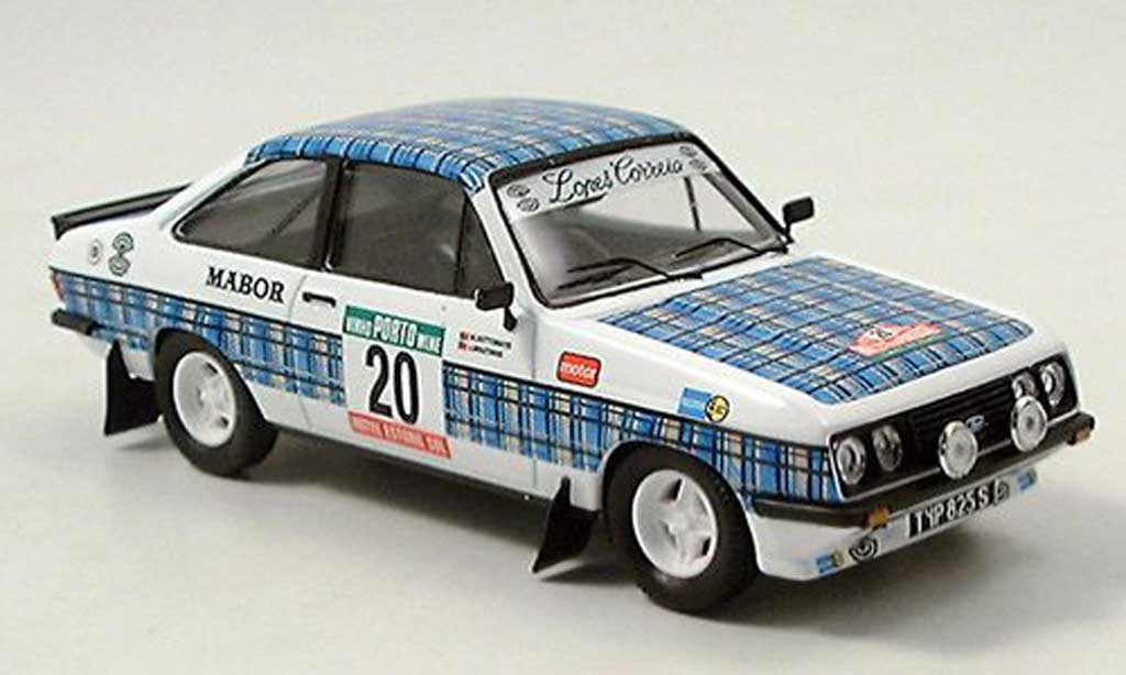 Ford Escort RS 2000 1/43 Trofeu RS 2000 No.20 Lopes Correia Rally Portugal 1979 modellino in miniatura