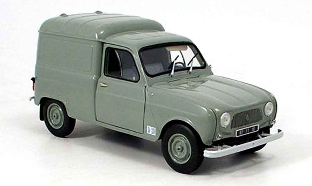 Renault 4 F4 1/18 Norev F grigio 1965 modellino in miniatura