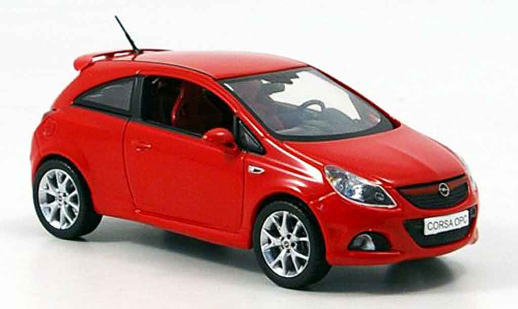 Opel Corsa 1/43 Norev sport rosso 2006 modellino in miniatura
