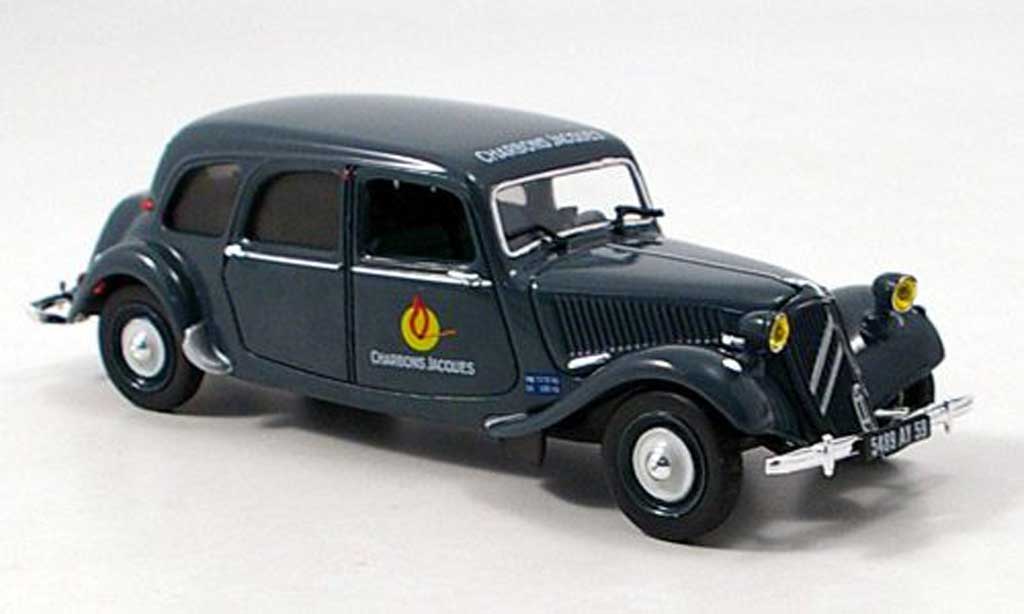Citroen Traction 11 1/43 Norev 11 Commerciale Charbon Jacques modellino in miniatura