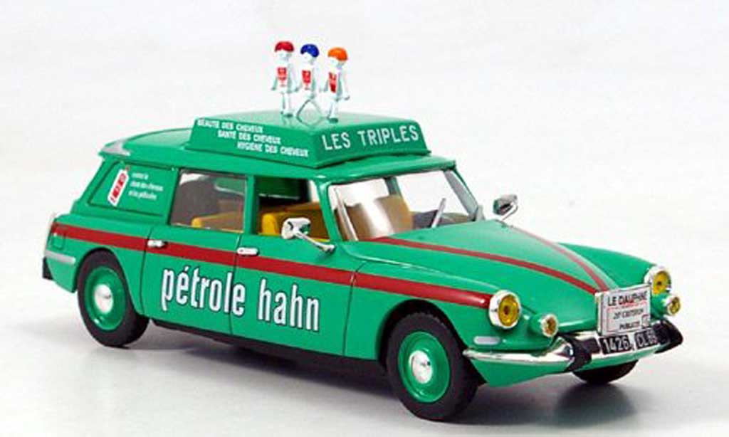 Citroen DS 1/43 Norev Break Petrole Hahn modellino in miniatura