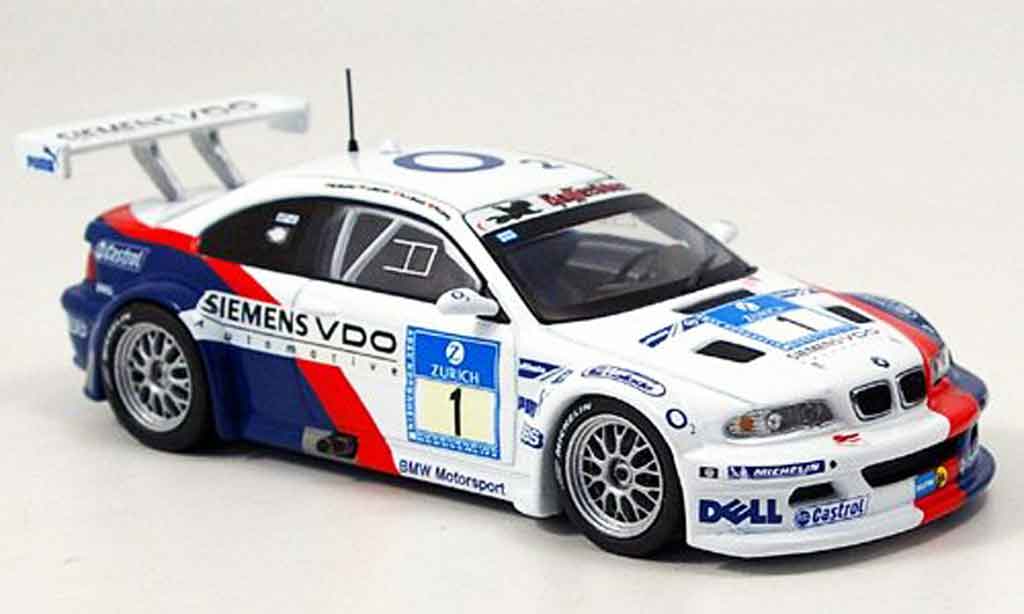 Bmw M3 E46 1/43 IXO GTR E46 No.1 Nurburgring 2005 modellino in miniatura