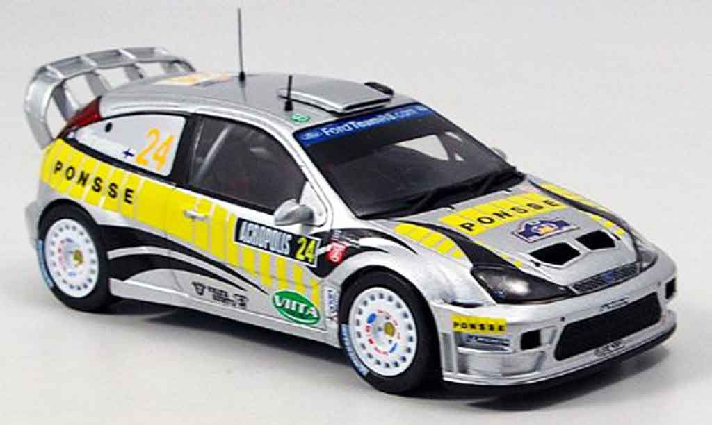 Ford Focus RS WRC 1/43 IXO RS WRC No.24 Rally Akropolis 2005 modellino in miniatura
