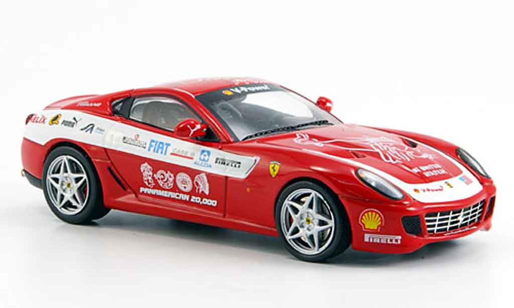 Ferrari 599 GTB 1/43 IXO GTB panamericana rosso 2006 modellino in miniatura
