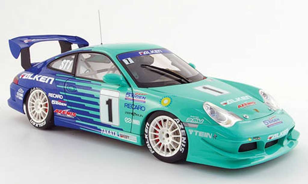 Porsche 996 GT3 1/18 Autoart GT3 Cup no.1 falken super taikyu 2005 modellino in miniatura