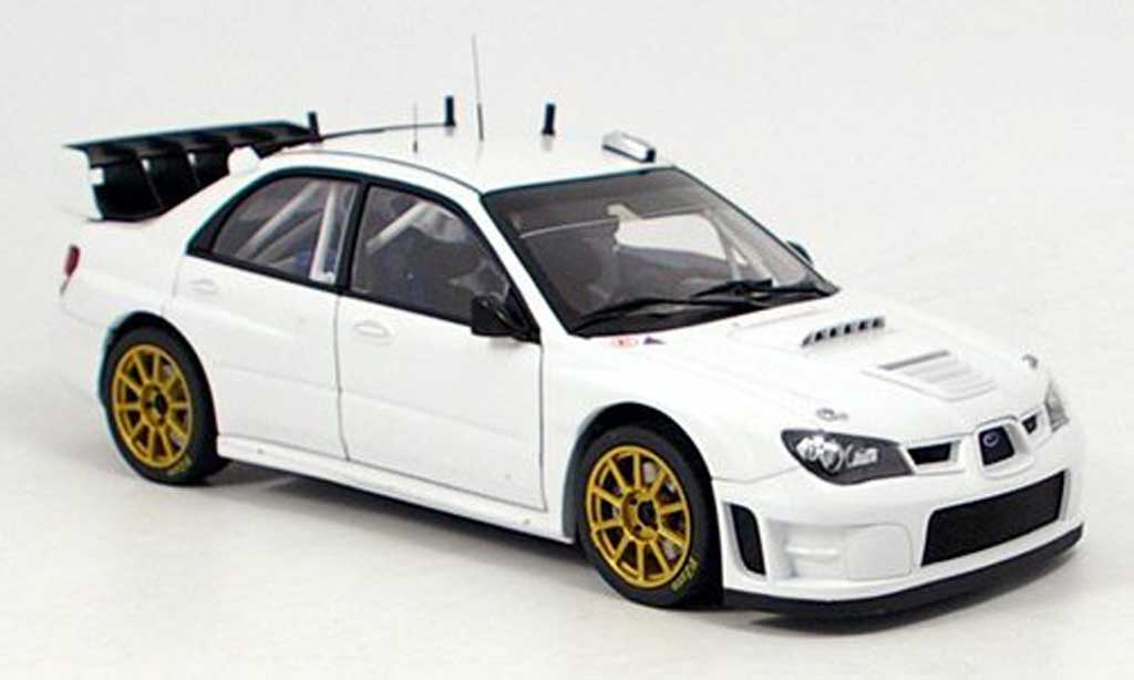 Subaru Impreza WRC 1/18 Autoart WRC plain body bianco 2006 modellino in miniatura