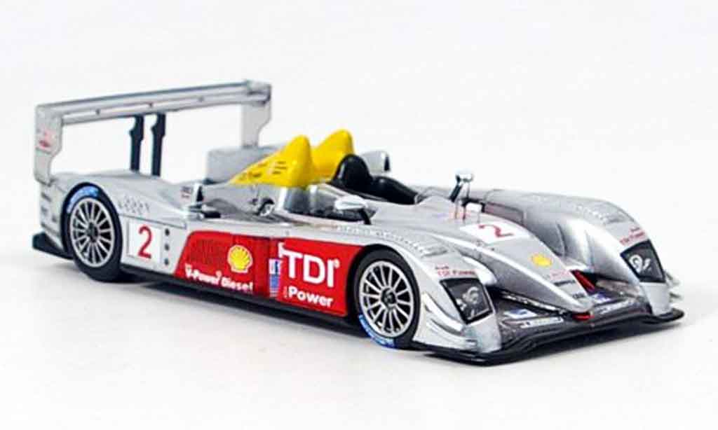 Audi R10 2006 1/43 Spark 2006 No.2 Sieger 12h Sebring 2006 modellino in miniatura