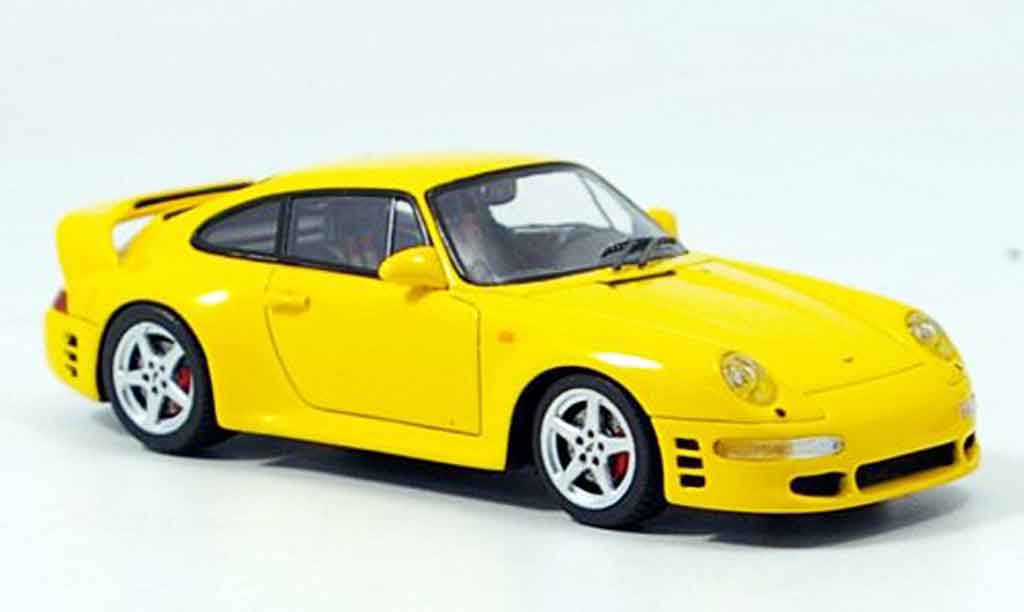 Ruf CTR 2 1/43 Spark 2 giallo 1996 modellino in miniatura