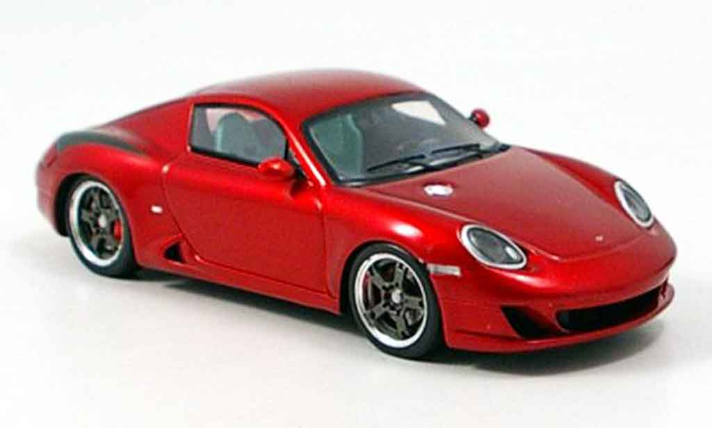 Ruf RK coupe 1/43 Spark coupe rosso 2006 modellino in miniatura
