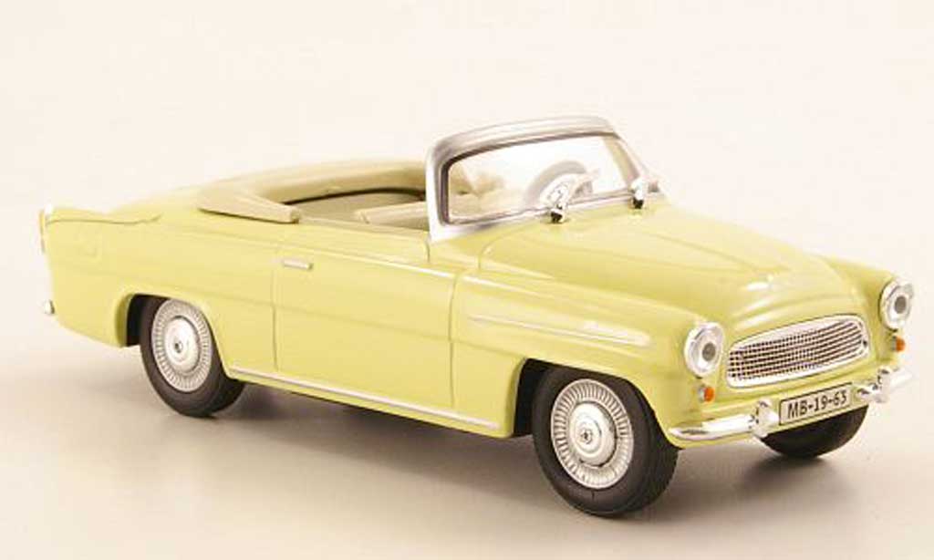 Skoda Felicia 1/43 Abrex Roadster beige modellino in miniatura