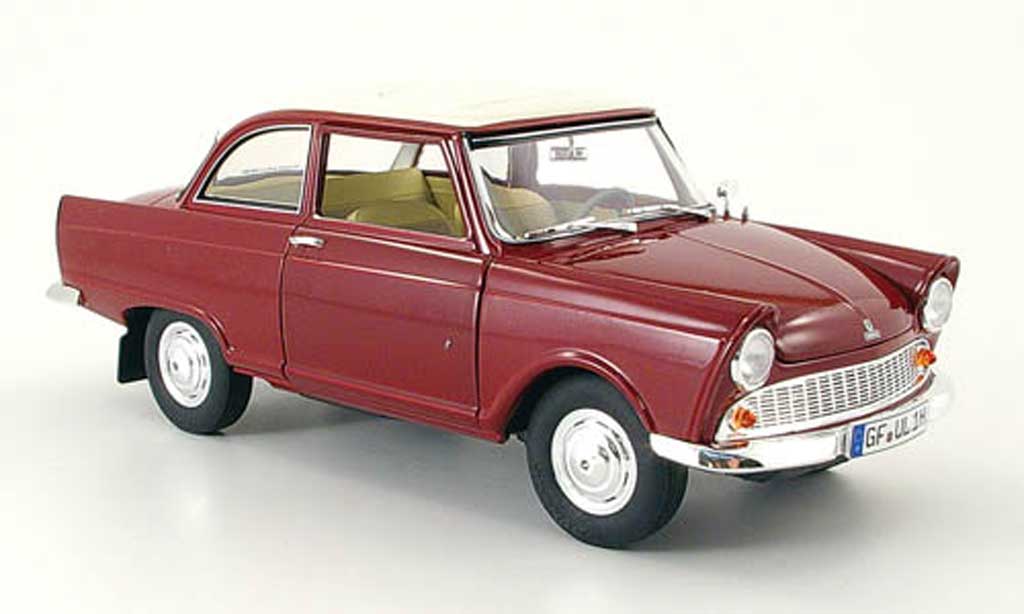 DKW Junior 1/18 Revell rosso bianco 1959 modellino in miniatura