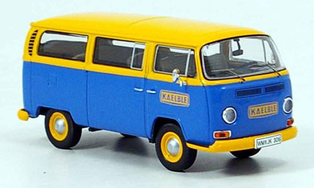 Volkswagen Combi 1/43 Premium Cls t2a bus kaelble kundendienst blu giallo modellino in miniatura
