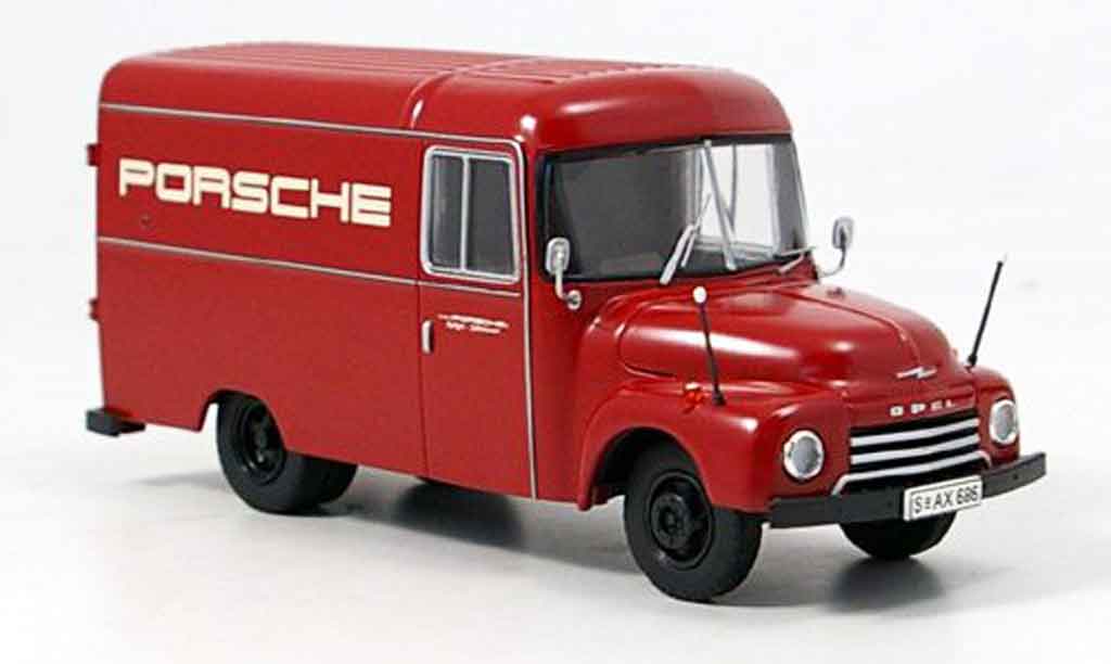 Opel Blitz 1/43 Premium Cls 175 renntransporter porsche rosso modellino in miniatura