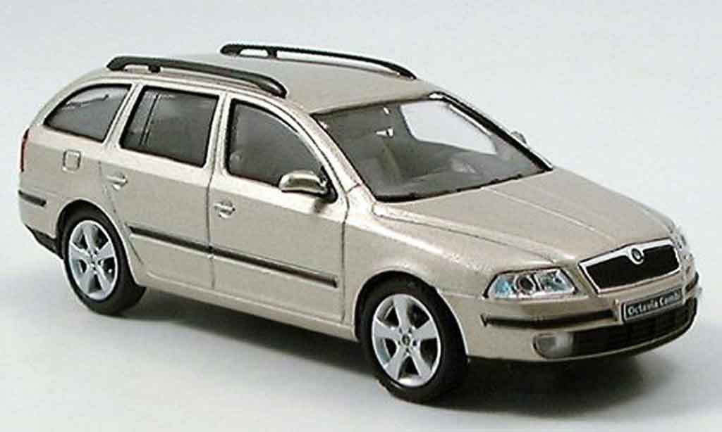 Skoda Octavia 1/43 Abrex combi beige modellino in miniatura